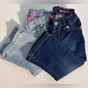 NWOT 2 Pairs of Children's Place Girls Bootcut & Flare Jeans Size 12-18M